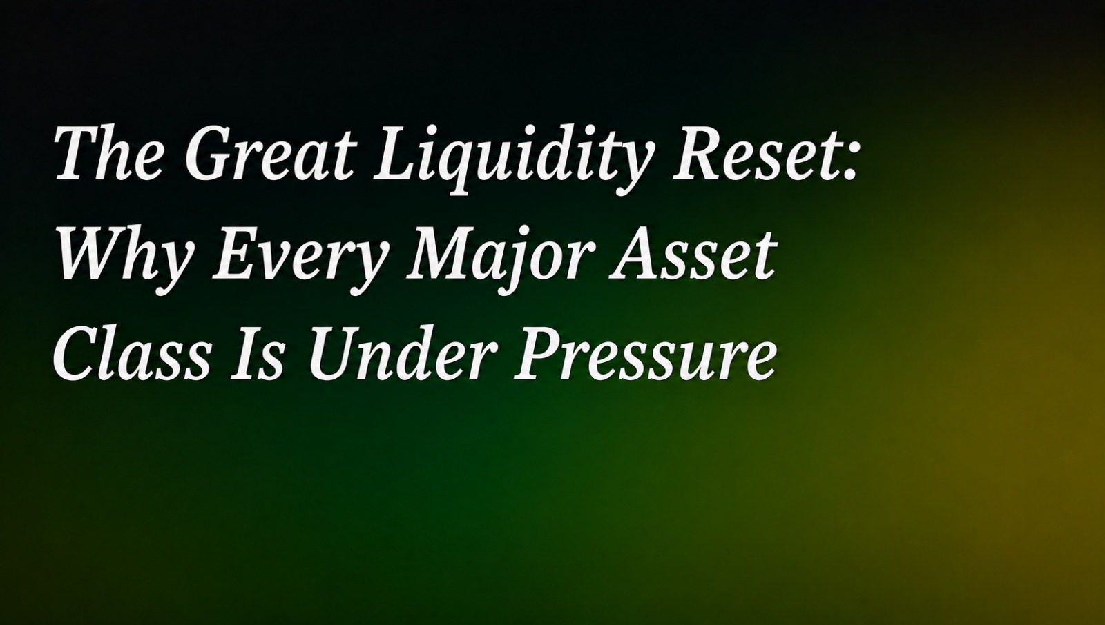 Asset Trading: A Short Overview